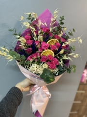 Pembe çardak gül buketi